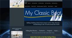 Desktop Screenshot of myclassicboat.com